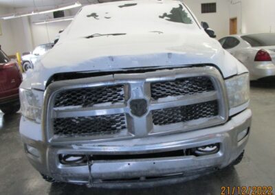 Damaged Dodge Truck